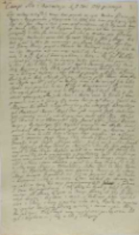 Exerpt z listu z Waremberga 02.09.1769