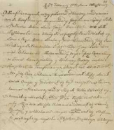 Z Warszawy 27.02.1771