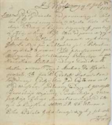 Z Warszawy 11.07.1771