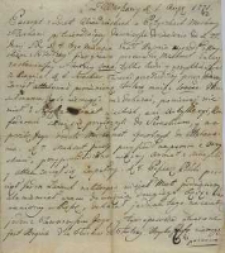 Z Warszawy 01.08.1771