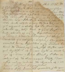 Z Warszawy 19.12.1771