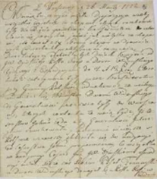 Z Warszawy 26.03.1772