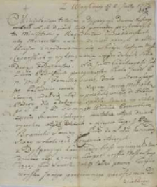 Z Warszawy 02.07.1772