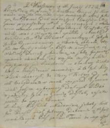 Z Warszawy 18.07.1772