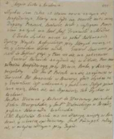 Kopia listu z Krakowa 1772