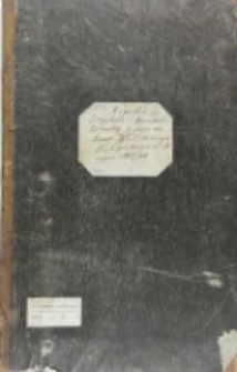 Regestra Przychodu i Rozchodu Pieniędzy tyczące się Kassy JW Hrabiego Działyńskiego od 1-go lipca 1859/60