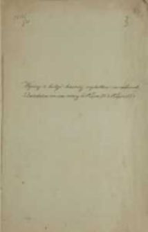 Wyciąg z księgi kasowej wydatków na rachunek Dziedzica za czas roczny od 1go lipca [18]72 do 1go lipca 1873