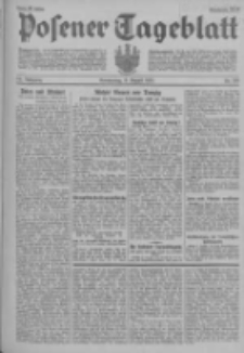 Posener Tageblatt 1935.08.08 Jg.74 Nr180