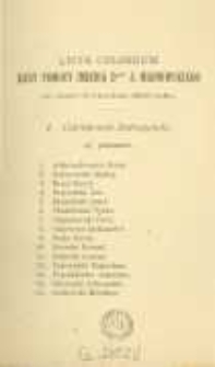 Lista Członków Kasy Pomocy Imienia D-ra J. Mianowskiego po dzień 31 grudnia 1899 roku