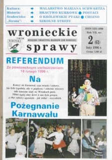 Wronieckie Sprawy 1996.02 R.7 Nr2(61)