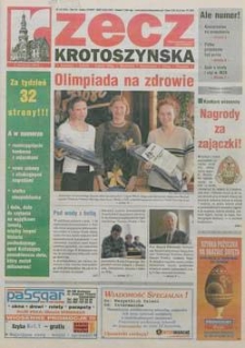 Rzecz Krotoszyńska 2001.04.04 Nr14(321)