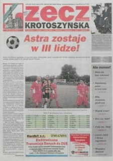 Rzecz Krotoszyńska 2001.06.20 Nr25(332)