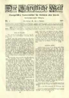 Die Christliche Welt: evangelisches Gemeindeblatt für Gebildete aller Stände. 1912.01.11 Jg.26 Nr.2