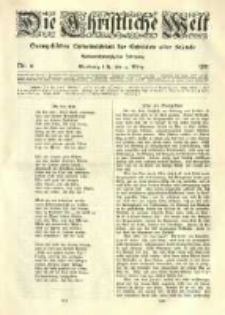 Die Christliche Welt: evangelisches Gemeindeblatt für Gebildete aller Stände. 1912.03.14 Jg.26 Nr.11