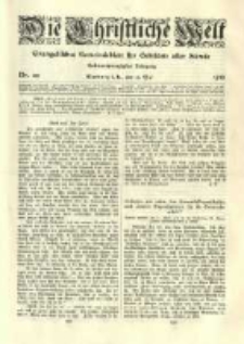 Die Christliche Welt: evangelisches Gemeindeblatt für Gebildete aller Stände. 1912.05.16 Jg.26 Nr.20