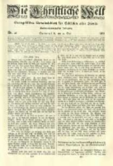 Die Christliche Welt: evangelisches Gemeindeblatt für Gebildete aller Stände. 1912.05.23 Jg.26 Nr.21