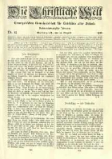 Die Christliche Welt: evangelisches Gemeindeblatt für Gebildete aller Stände. 1912.08.22 Jg.26 Nr.34