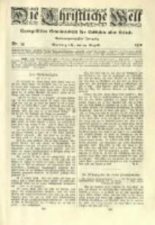 Die Christliche Welt: evangelisches Gemeindeblatt für Gebildete aller Stände. 1912.08.29 Jg.26 Nr.35