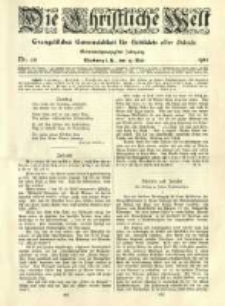 Die Christliche Welt: evangelisches Gemeindeblatt f&uuml;r Gebildete aller St&auml;nde. 1913.05.15 Jg.27 Nr.20