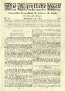 Die Christliche Welt: evangelisches Gemeindeblatt f&uuml;r Gebildete aller St&auml;nde. 1913.05.22 Jg.27 Nr.21
