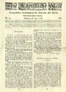 Die Christliche Welt: evangelisches Gemeindeblatt für Gebildete aller Stände. 1913.06.12 Jg.27 Nr.24