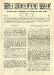 Die Christliche Welt: evangelisches Gemeindeblatt für Gebildete aller Stände. 1913.06.19 Jg.27 Nr.25