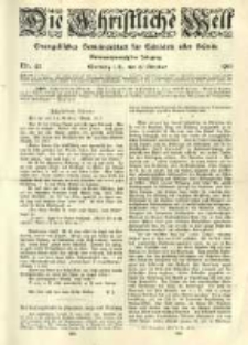 Die Christliche Welt: evangelisches Gemeindeblatt f&uuml;r Gebildete aller St&auml;nde. 1913.10.16 Jg.27 Nr.42