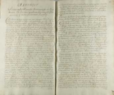 Manifest przeciwko Pseudo Koronacyi w Krakowie, 17. Januarij Anni Curren[tis] odprawioney, y uzurpatorowi Korony