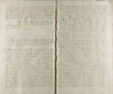 Uniwersał Teodora Lubomirskiego 28.07.1734