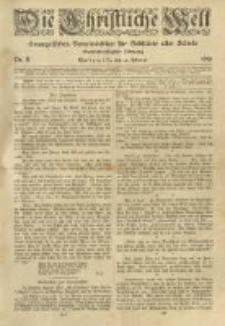 Die Christliche Welt: evangelisches Gemeindeblatt für Gebildete aller Stände. 1919.02.20 Jg.33 Nr.8