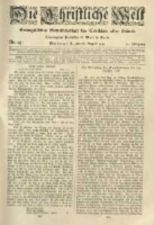 Die Christliche Welt: evangelisches Gemeindeblatt für Gebildete aller Stände. 1919.08.28 Jg.33 Nr.35