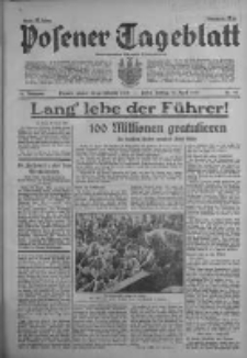 Posener Tageblatt 1939.04.21 Jg.78 Nr91