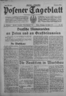Posener Tageblatt 1939.04.30 Jg.78 Nr100