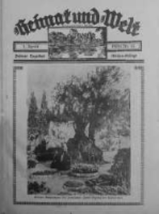 Heimat und Welt: Heimatpost: Beilage 1939.04.01 Nr13