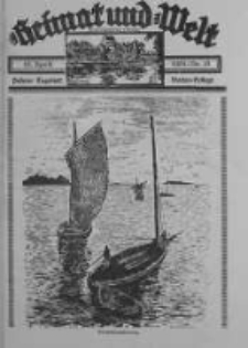 Heimat und Welt: Heimatpost: Beilage 1939.04.15 Nr15