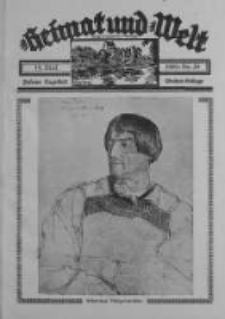 Heimat und Welt: Heimatpost: Beilage 1939.05.19 Nr20