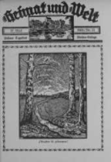 Heimat und Welt: Heimatpost: Beilage 1939.05.27 Nr21