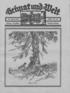 Heimat und Welt: Heimatpost: Beilage 1939.07.29 Nr30