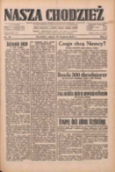 Nasza Chodzież: dziennik poświęcony obronie interesów narodowych na zachodnich ziemiach Polski 1933.04.22 R.4 Nr93