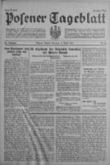 Posener Tageblatt 1937.04.04 Jg.76 Nr76
