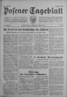 Posener Tageblatt 1937.04.21 Jg.76 Nr90