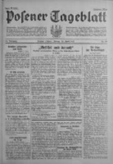 Posener Tageblatt 1937.04.30 Jg.76 Nr98