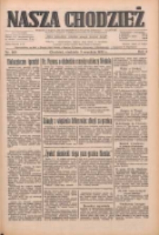 Nasza Chodzież: dziennik poświęcony obronie interesów narodowych na zachodnich ziemiach Polski 1933.09.03 R.4 Nr202