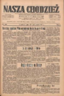 Nasza Chodzież: dziennik poświęcony obronie interesów narodowych na zachodnich ziemiach Polski 1933.10.20 R.4 Nr242