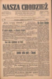 Nasza Chodzież: dziennik poświęcony obronie interesów narodowych na zachodnich ziemiach Polski 1933.10.22 R.4 Nr244