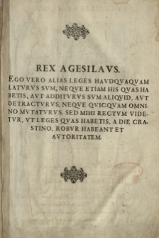 Statuta Prawa y Constitucie Koronne łacinskie y Polskie z Statutow, Łaskiego y Herborta y z Constituciy Koronnych zebrane [...] Za powodem [...] Mikołaia Firleia [...] woiewody krakowskiego [...] spisané [...] y wydané przez Jana Januszowskiego [...] Cz.1
