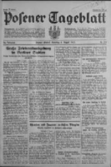 Posener Tageblatt 1937.08.03 Jg.76 Nr174
