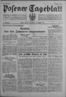 Posener Tageblatt 1937.08.14 Jg.76 Nr184