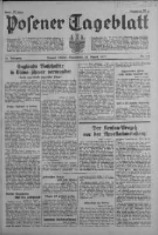Posener Tageblatt 1937.08.28 Jg.76 Nr196