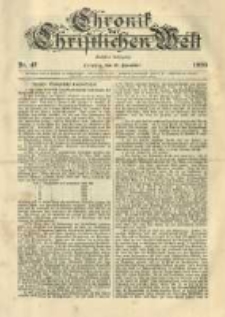 Chronik der christlichen Welt. 1896.11.19 Jg.6 Nr.47